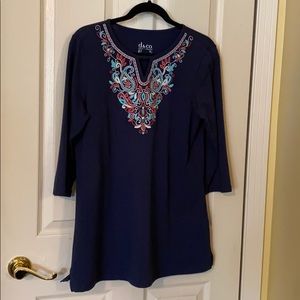 Denim & Company tunic tee shirt top